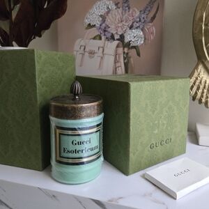 Gucci Esotericum Scented Murano Glass Candle NIB